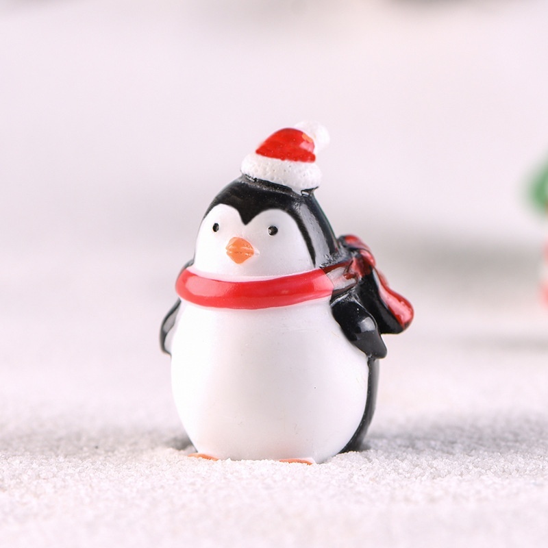 Mini pingouin en résine, 4 piè - Bonsai Garden World avis et prix